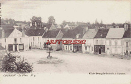 CPA COURSON - LA PLACE NÂ°4 - Courson-les-Carrières