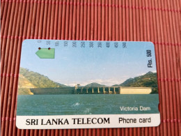 Phonecard Sri Lanka - Victoria Dam Used Rare - Sri Lanka (Ceylon)