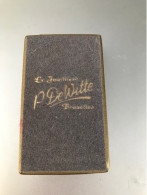 ANCIENNE BOITE EN CARTON ET VELOURS LE JOAILLIER P DEWITE BRUXELLES - Dozen