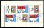 BULGARIA - 1991 - "Philatelia'91" Exposition  Int. De Philatelie A Cologne - PF Avec 3 Vignets  Obl. - Blocks & Sheetlets