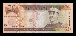 República Dominicana 20 Pesos Oro 2003 Pick 169c Sc Unc - Dominicana