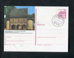 "BUNDESREPUBLIK DEUTSCHLAND" 1986, Bildpostkarte Mit Bildgleichem Stempel Ex "LORSCH" (A1225) - Illustrated Postcards - Used