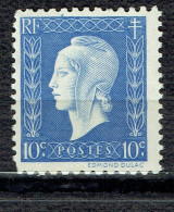 10 C Bleu Marianne De Dulac Série De Londres - 1944-45 Marianne (Dulac)