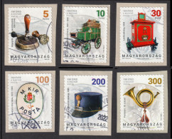 HUNGARY 2017 150th Anniv POST Postal Service SELF ADHESIVE LABEL VIGNETTE / Mail Stage Coach Horn Mailbox Hat - Used - Used Stamps