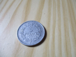 France - 5 Francs Lavrillier 1947 Alu.N°904. - 5 Francs