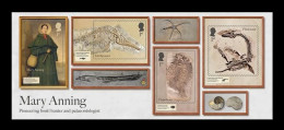 Great Britain 2024 Mih. 5391/95 (Bl.171) Prehistoric Fauna. The Age Of Dinosaurs. Fossils MNH ** - Ongebruikt