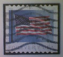 United States, Scott #5342, Used(o) Coil, 2019, Flag Definitive, (55¢) - Gebraucht