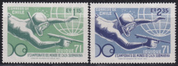 F-EX50189 CHILE MNH 1971 WORLD CHAMPIONSHIP HUNT FISHING FISH PECES.  - Duiken