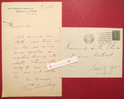 ● L.A.S Victor BOUCHER Comédien à Berthe SCHUSTER - Né à Rouen - Lettre Autographe Neuilly Sur Seine - Acteurs & Comédiens