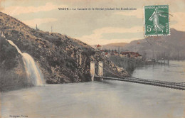 YENNE - La Cascade Et Le Rhône Pendant Les Inondations - Très Bon état - Yenne