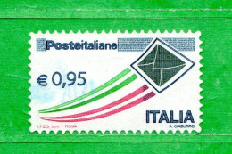 Italia - °Usato - 2014- Posta Italiana - Busta Che Spicca Il Volo, Euro 0,95. Unif. 3596. Usato - 2011-20: Afgestempeld