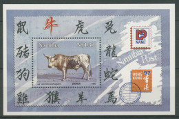 Namibia 1997 Chines. Neujahr Jahr Des Ochsen Block 26 I Postfrisch (C25035) - Namibia (1990- ...)