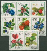Polen 1977 Waldfrüchte Beeren Nüsse 2487/94 Gestempelt - Gebruikt