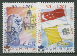 Vatikan 2006 Diplomatische Beziehungen Mit Singapur 1569/70 Postfrisch - Ongebruikt