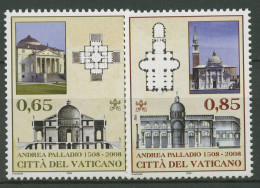 Vatikan 2008 Architekt Palladio Bauwerke Kirchen 1623/24 Postfrisch - Ongebruikt