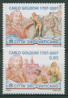 Vatikan 2007 Theater Carlo Goldoni 1580/81 Postfrisch - Ungebraucht