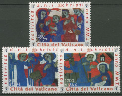Vatikan 2001 Weihnachten Emaillekacheln 1390/92 A Postfrisch - Nuevos