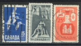 CANADA - 1963/68, STAMPS SET OF 3, USED. - Gebraucht