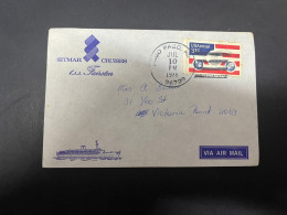 4-5-2024 (4 Z 9) Letter Posted From Pago Pago (TSS Fairstar) To Australia ? In 1978 - American Samoa