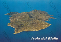 CARTOLINA  C10 ISOLA DI GIGLIO,GROSSETO,TOSCANA-VEDUTA AEREA-STORIA,MEMORIA,CULTURA,RELIGIONE,NON VIAGGIATA - Grosseto