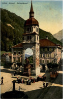 Altdorf - Telldenkmal Mit Tram - Altdorf