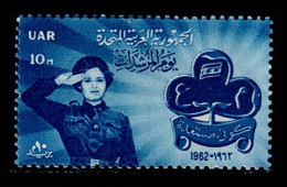 EGI-04- EGYPT - 1962 - MNH -SCOUTS- 25TH ANNIVERSARY OF THE EGYPTIAN GIRL SCOUTS - Ongebruikt