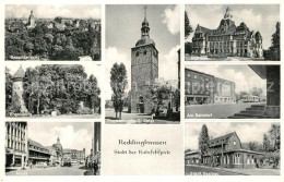 73596914 Recklinghausen Westfalen Engelsburg Bahnhof Rathaus Markt  Recklinghaus - Recklinghausen
