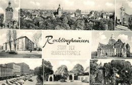 73595841 Recklinghausen Westfalen Stadtpanorama Kirchen Stadthaus Rathaus Markt  - Recklinghausen