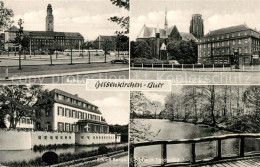 73595649 Buer Gelsenkirchen Rathaus Urbanuskirche Schloss Berge Partie Im Stadtw - Gelsenkirchen