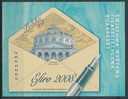 Poland Stamps MNH Block.177 A: Efiro 2008 - Blocks & Sheetlets & Panes