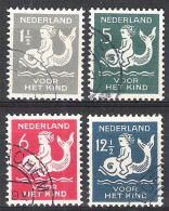NEDERLAND NVPH 225 / 228 Cancelled - Used Stamps