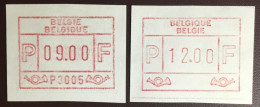 Belgium 1984 ATM Machine Stamps MNH - Neufs
