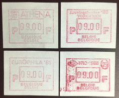 Belgium 1988 ATM Machine Stamps MNH - Mint