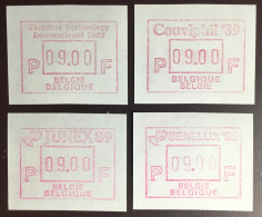 Belgium 1989 ATM Machine Stamps MNH - Neufs