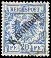 Deutsche Kolonien Karolinen, 1899, 4 I, Gestempelt - Carolines