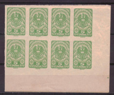 Oostenrijk /  Österreich / Austria 275 Block Of 8 MNH ** Posthorn (1919) - Nuovi