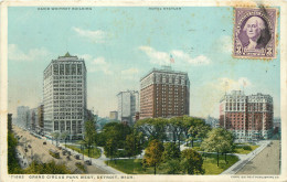  GRAND CIRCUS PARK WEST - DETROIT - MICH - HOTEL  STATLER - DAVID WHITNEY BUILDING - Detroit