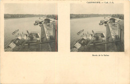 CARTE STEREOSCOPIQUE - BORDS DE LA SAONE - CARTOSCOPE - COLL J.L. - Cartes Stéréoscopiques