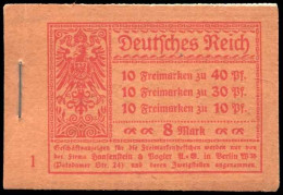 Deutsches Reich, 1921, MH 14.1 A, Postfrisch - Booklets