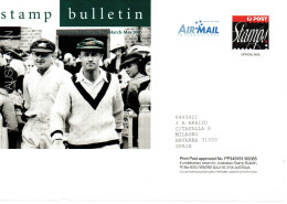 AUSTRALIA STAMP BULLETIN FRONTAL FRONT OFFICIAL MAIL 2005 AUSTRALIAN SPORT - Lettres & Documents
