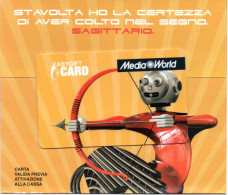 ROBOT Tir A L'arc Zodiaque Zodiac Carte Cadeau IMedia World Talie Gift Card  (K 311) - Other & Unclassified