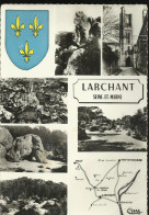 Larchant - Multivues - Carte Et Blason- (P) - Larchant