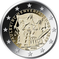 2 Euro Commemorative Allemagne 2024 Paulskirche - Deutschland