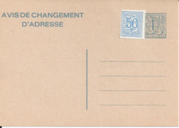 Belgique Belgie Avis Changement D'adresse 4F50 Plus 50 Cent.Neuf Non Circulé - Avis Changement Adresse