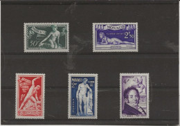 MONACO - SERIE 314 A 318  NEUF  TRES INFIME TRACE DE CHARNIERE - ANNEE 1948 - Ungebraucht