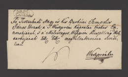 NAGYKANIZSA  Nice Prepphilately Letter  1842 - ...-1867 Prefilatelia