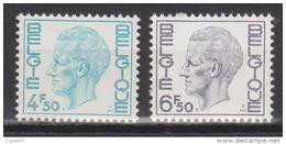 Belgique N° 1743P4 - 1744P5 *** S.M. Le Roi Baudouin - 1974 - Ungebraucht