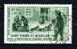 St Pierre Et Miquelon - 1942 - Œuvres De L' Enfance  - PA 1   - Oblit - Used - Gebraucht