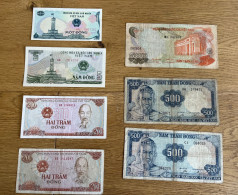 Lot De 7 Billets - Vietnam - A Voir ! - Viêt-Nam