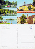 Wermsdorf Horstseeinsel, Horstseebad, Jagdschloss Ansichtskarte 1980 - Wermsdorf